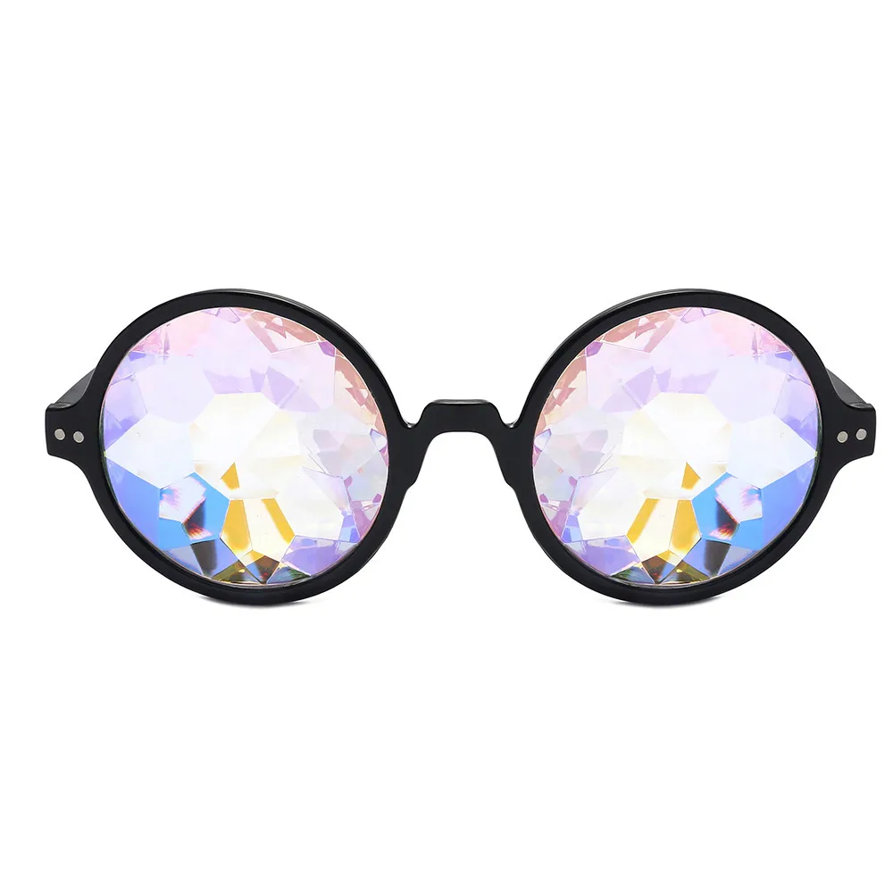 Новое поступление круглые солнцезащитные очки открытые для фестиваля мужчин и