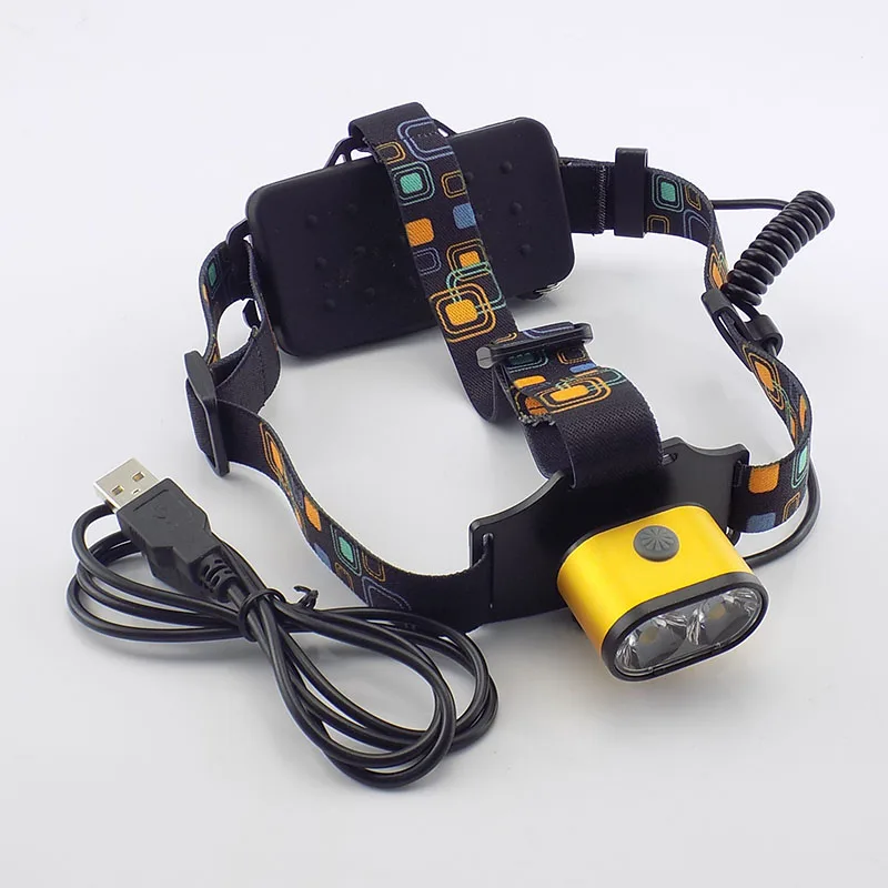 Фонарь налобный Аккумуляторный с зарядкой от USB 18650|Налобные LED-фонари| |