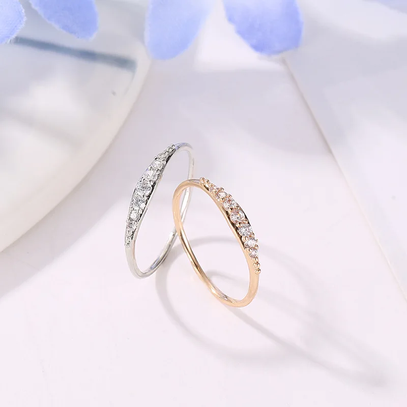 Лидер продаж модное простое обручальное кольцо для пар женщин кольца на палец с