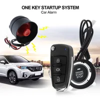 Universal Car Alarm Security System Remote Start Stop Button Engine System Vehicle Keyless Entry Door Lock Auto Central Locking