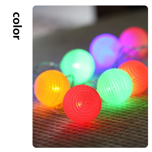 10LED-1.2m-Colorful 20 40 Led шар струнный светильник для спальни декоративный шар гирлянды Форма Сказочный светильник AA на батарейках медный провод Светильник SL067 - Испускаемый цвет: 10LED-1.2m-Colorful