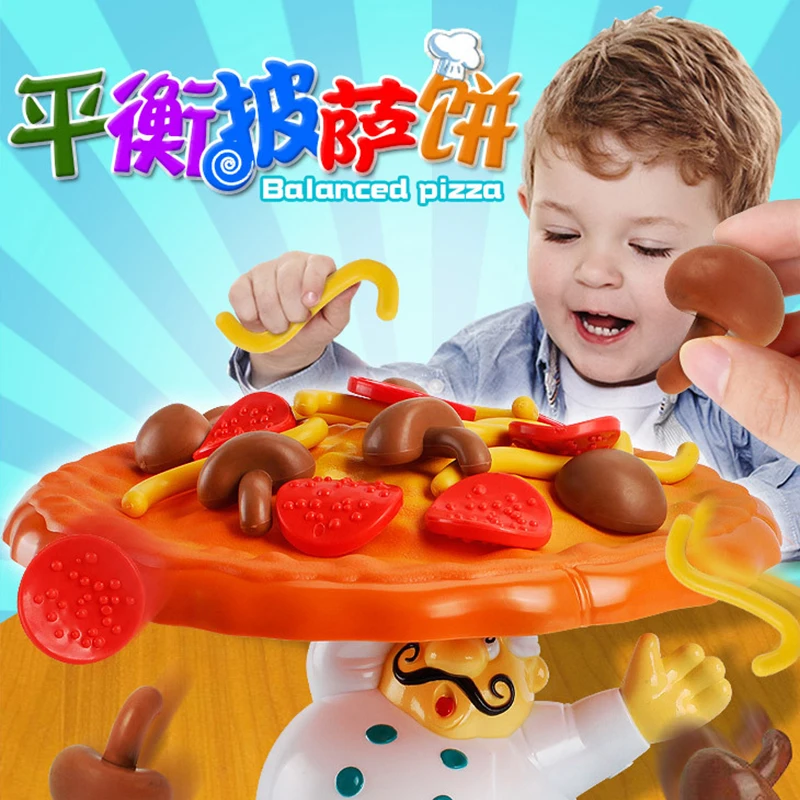 

Головоломка для раннего обучения баланс пицца торт игра Файт шеф-повар родительская настольная игра пицца тарелка детские игрушки ролевая ...