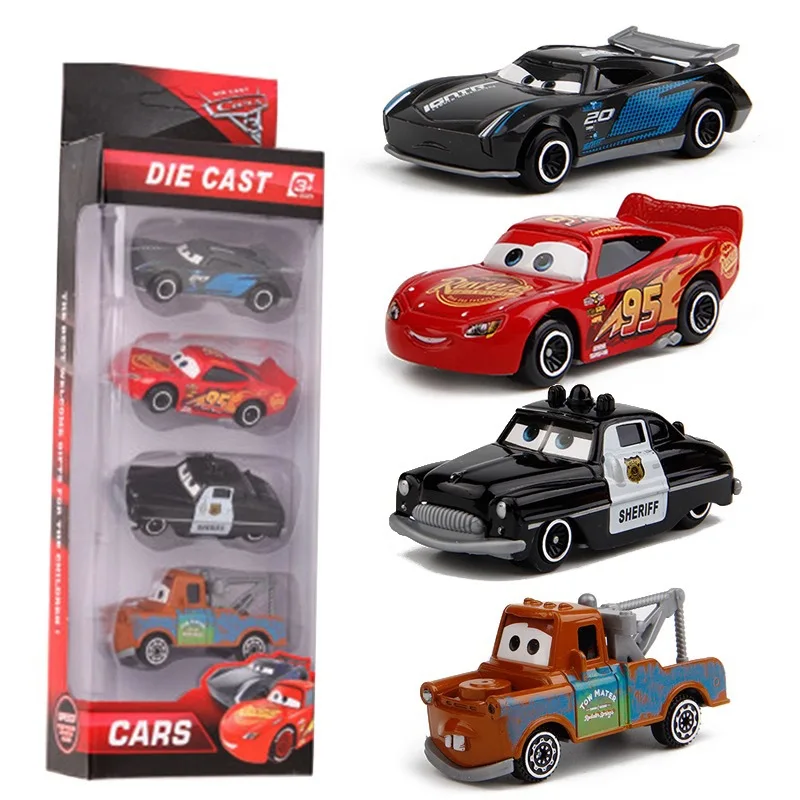 2/4/5/6 шт./компл. Disney Diecast из металлического сплава Pixar Cars 3 McQUEENS Jackson Storm McQueen