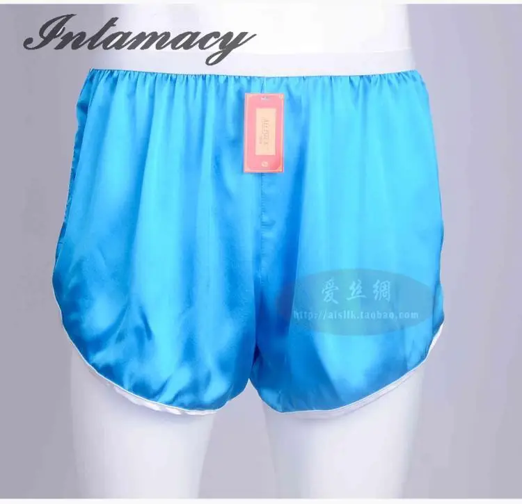 Мужские летние шелковые шорты из 95% шелка для пляжа повседневные | Мужская одежда