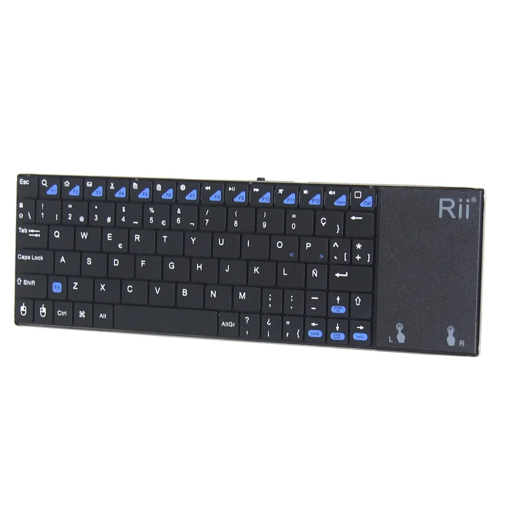 2 4G Беспроводная ультратонкая клавиатура QWERTY с сенсорной панелью