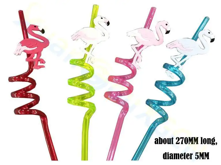 40pcs Creative reusable Flamingo Unicorn heart flag Straw Juice Drink Milk Tea Soft plastic Straws bar wedding Party Decoration | Дом и сад
