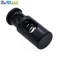 10pcspack plastic cord lock stopper cylinder barrel toggle clip for garment accessories