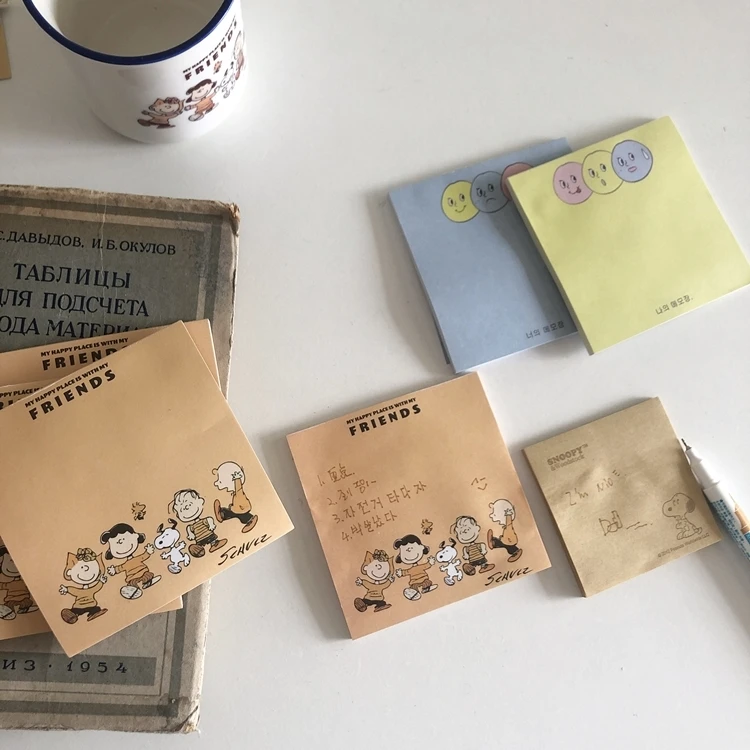 SIXONE Peanut Мультяшные персонажи блокнот прекрасный изгой собака креативный блокнот бумага сообщение Книга канцелярские товары милый дневник карты