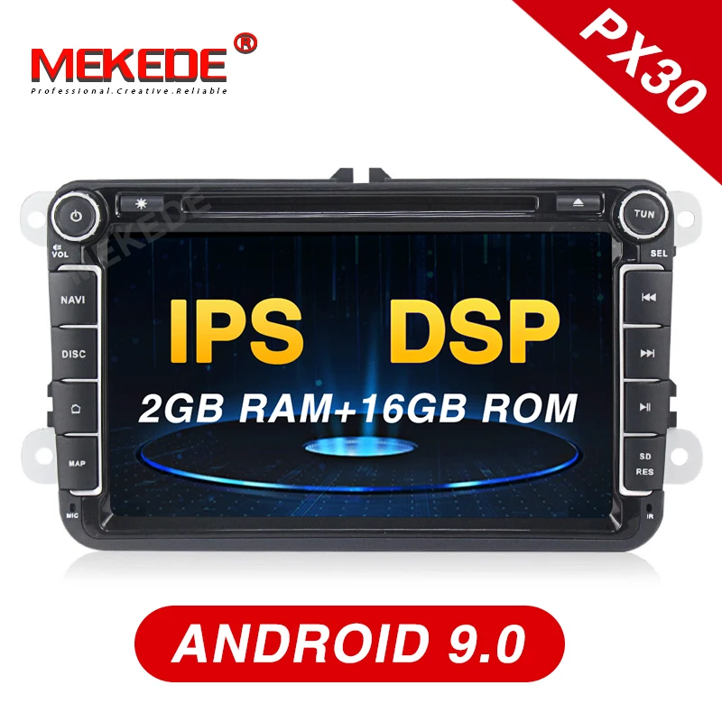 Px30 Android 9 0! Автомобильный dvd плеер RK3326 8 дюймов 2din gps радио для VW golf 6 passat b6 B7 Touran polo