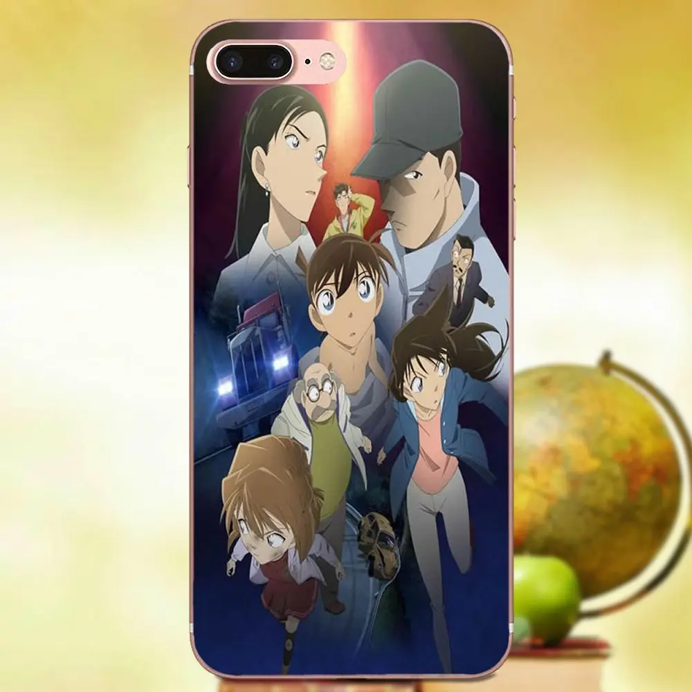Мягкий пользовательский телефон знаменитый аниме Detective Conan для Xiaomi Redmi Note 2 3 3S 4 4A 4X