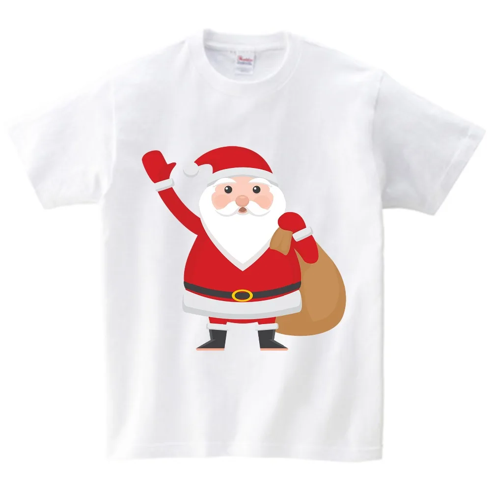 Футболка с Санта Клаусом детская забавная танцевальная Рождественская футболка