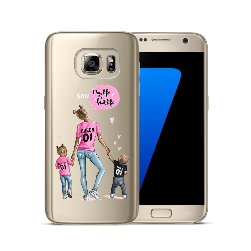 Модный мягкий чехол из ТПУ для samsung Galaxy S6 S7 Edge S8 S9 Plus S10 Plus E Note 8 9