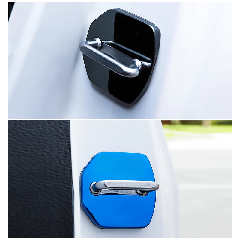 Автомобильный ограничитель на дверной замок LENTAI Стайлинг крышки для Ford Kuga ession Focus