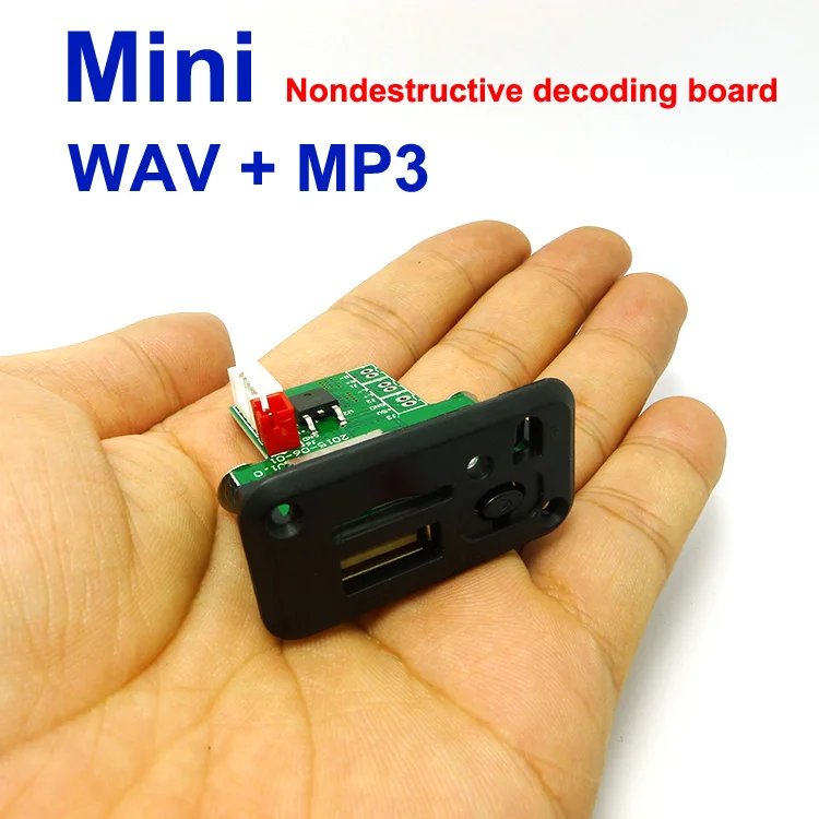 Mini 5V 7-12V Аудио плеер без потерь WAV MP3 декодирование декодер плата + кабель |