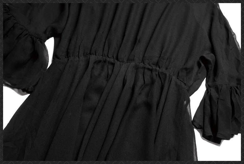 2017 весеннее шифоновое платье высокого качества из двух частей новое модное