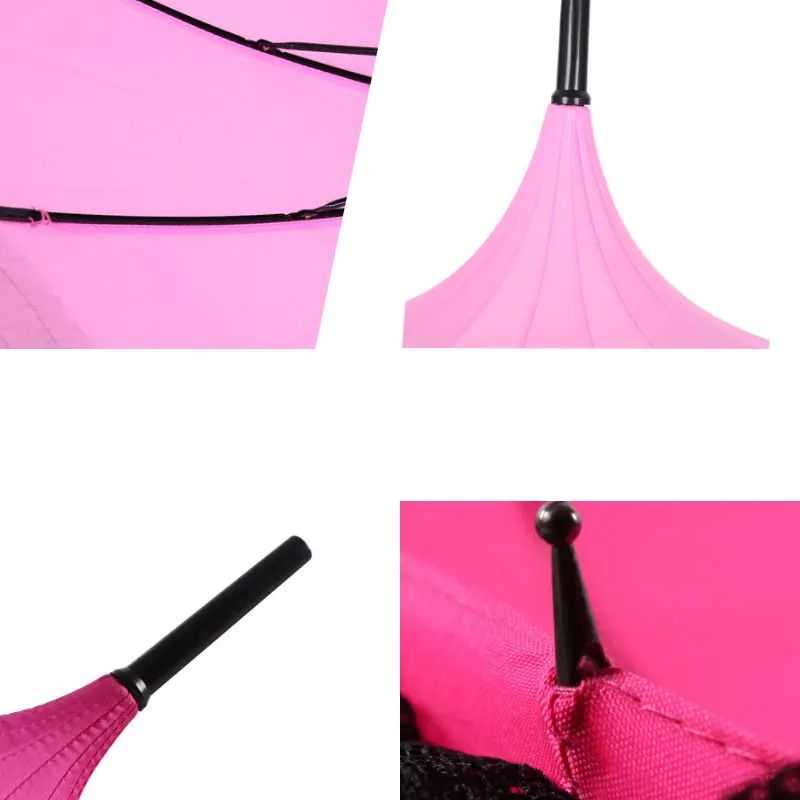 Зонты пагода для прямой балки полуавтоматический Длинный крючок дождевое