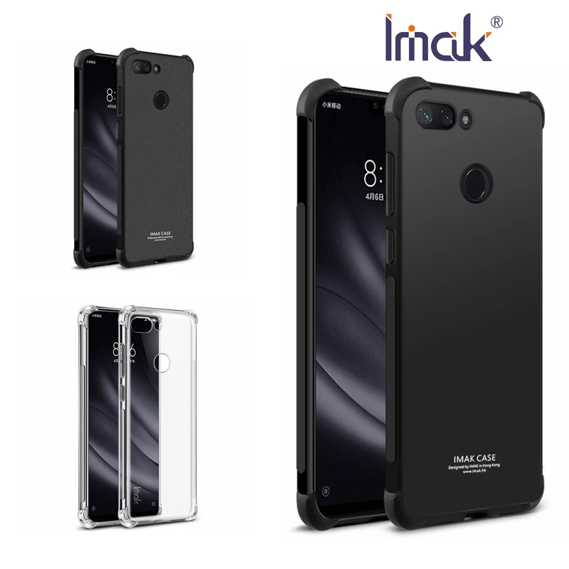 Чехол IMAK mi 8 Lite силиконовый чехол мягкая угловая подушка безопасности для