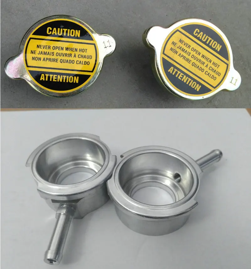 Новая производительность для 1.1BAR крышки радиатора и перелива труб сварки на