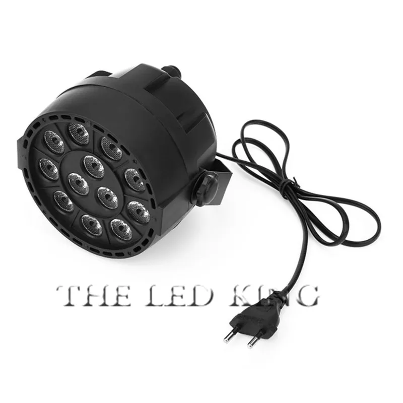 10 шт. Профессиональные светодиодные сценические огни 12 RGB PAR LED DMX сценическое