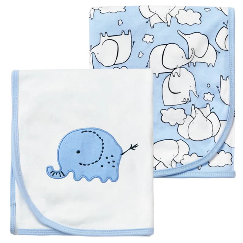 Новое Детское Хлопковое одеяло с принтом детское для новорожденных мягкое