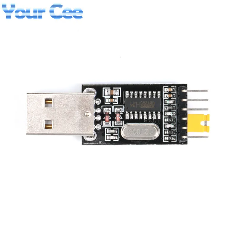 USB к TTL UART модуля CH340G CH340 микроконтроллера загрузочный кабель щетка загрузок
