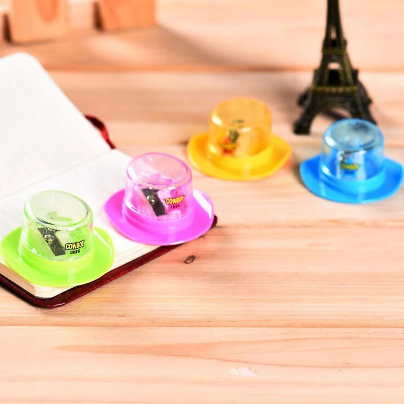 Новинка прозрачная точилка для карандашей с волшебной шляпой офисные и школьные