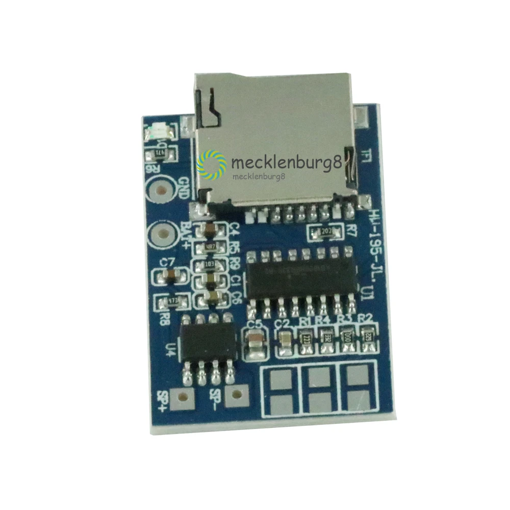 Mp3 плеер GPD2846A с TF картой Плата декодера Микс моно модуль усилителя 2 Вт поддержка