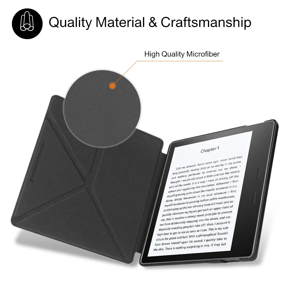 Чехол подставка из искусственной кожи для Kindle Oasis 2 2017 3 2019|case for kindle|kindle stand caseamazon