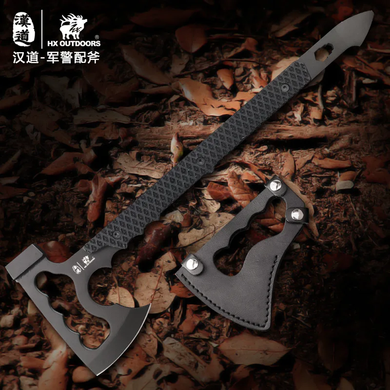 

HX OUTDOORS High quality Rescue Multifunctional Explosion-proof Axe Camp Artillery Fire Rescue Axe Hammer