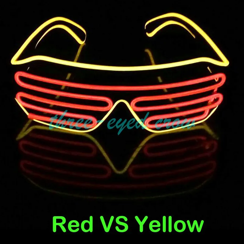 Горячая Распродажа 2018 неоновые светодиодсветодиодный очки с подсветкой модные