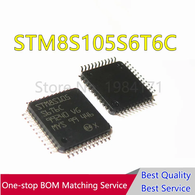 20 шт. STM8S105S6T6C STM8S105S6T6 STM8S105S6 QFP44 Новинка|20pcs|pcs |