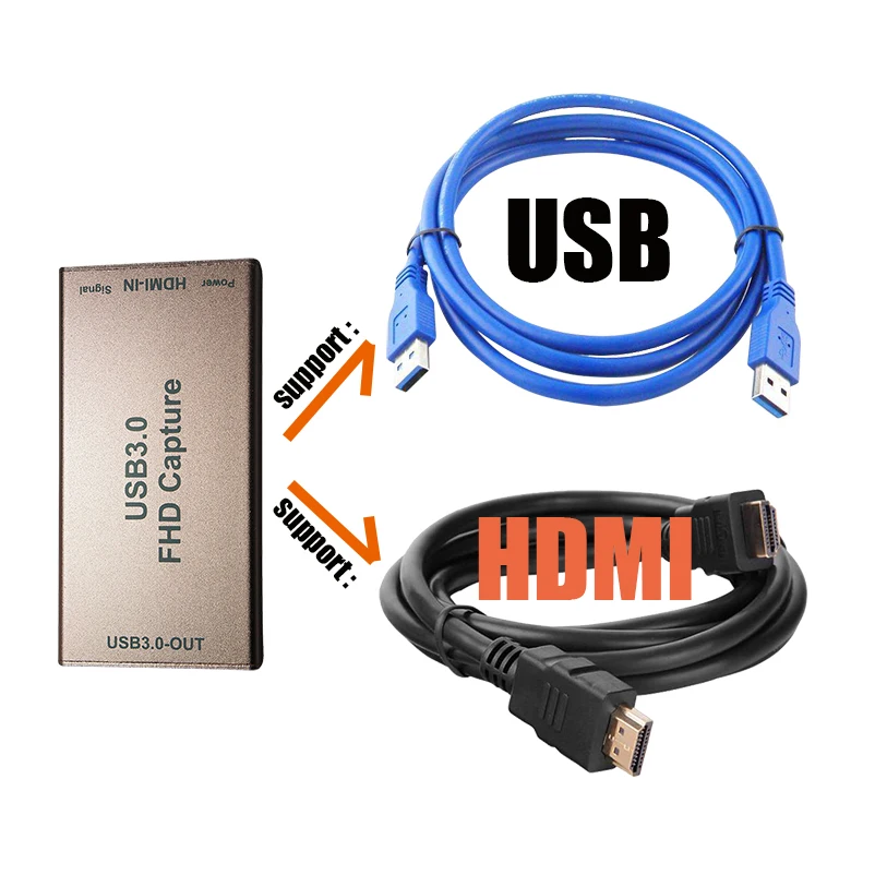 VC30 HDMI-IN видеозахвата USB3.0 1080 P 60FPS карта захвата коробка для Windows Linux IOSX Android Системы для веб-литой прямые трансляции