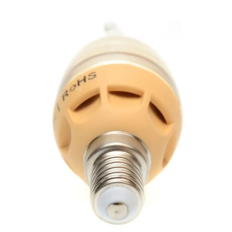 Светодиодная лампа диодная СВЕЧА НА ВЕТРУ ПРОЗРАЧНОЕ СТЕКЛО новый шокер