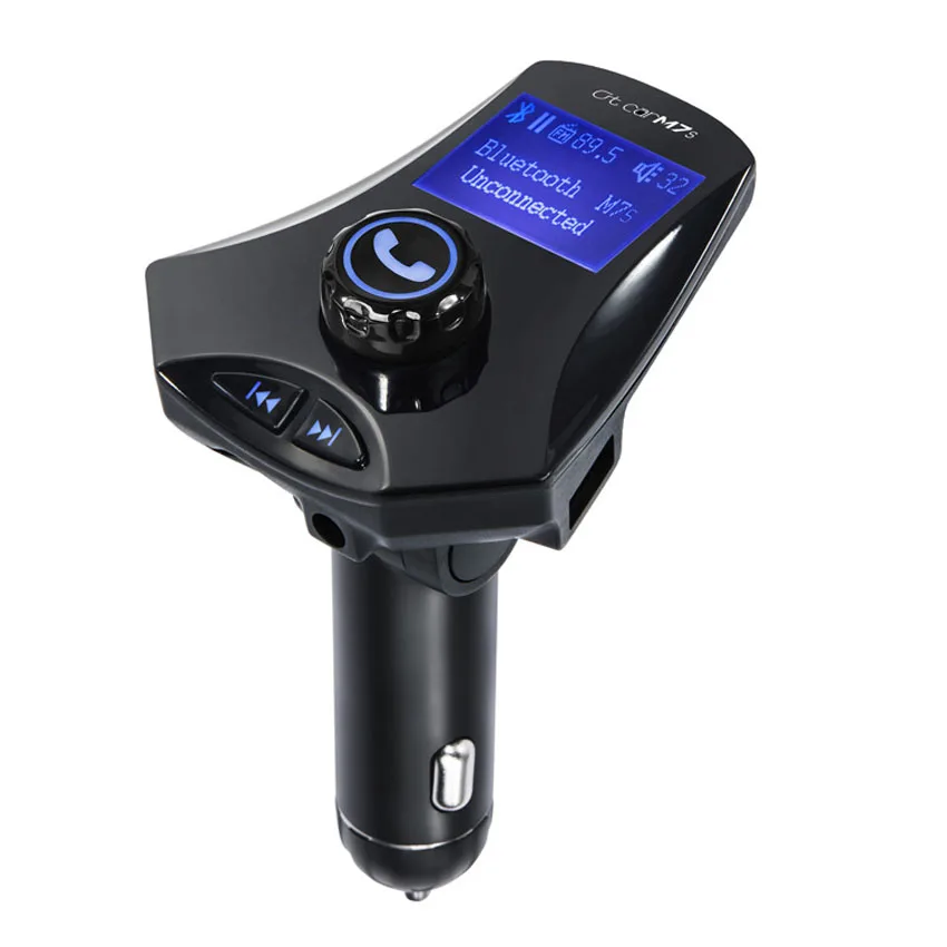 Bluetooth FM Transmitter Wireless In-Car Radio Adapter Car Kit with USB Charging for iPhone LG HTC Nexus Motorola | Автомобили и