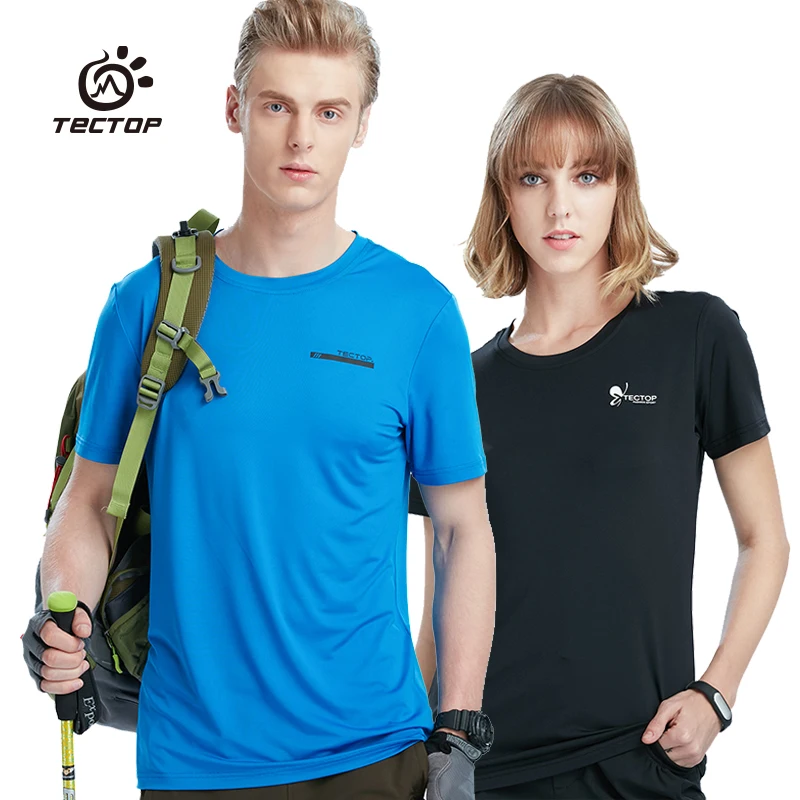 Tectop весна лето быстросохнущая Мужская футболка с коротким рукавом для