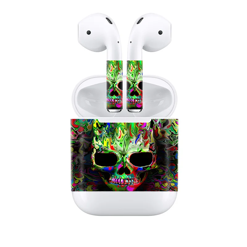 Наклейка для кожи AirPods Съемная клейкая декоративная наклейка airpods виниловая -- 0996 |