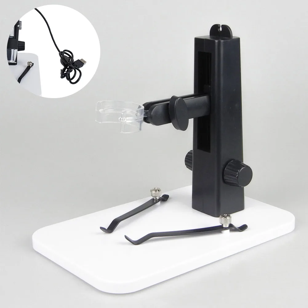 Портативный фиксации штатив для микроскопа регулируемая высота кронштейн легко