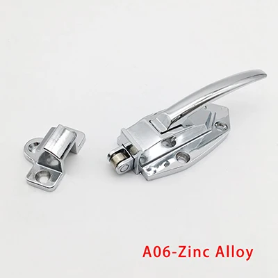 Дверной замок духовки из нержавеющей стали, замок морозильной камеры, защелка, ручка, дверной замок для холодного хранения, плоская дверная ручка духовки A06