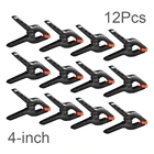 12 шт. 4-дюймовый деревообрабатывающий зажим, пружинные зажимы, а-образные пластиковые зажимы, оборудование сделай сам, Деревообрабатывающие инструменты, фон для фотостудии