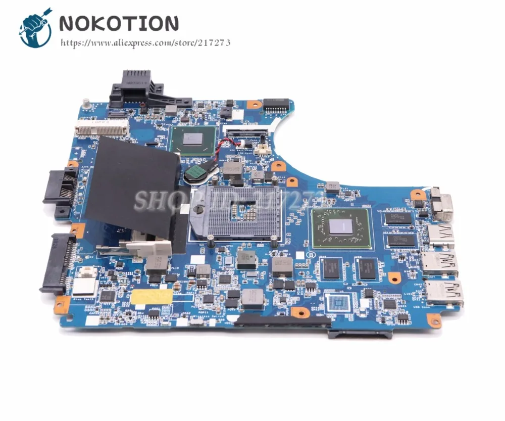 

NOKOTION For Sony VAIO VPC-CB Laptop Mothebroard HM65 DDR3 HD6700M 1GB A1871104A 1P-0113200-8011 MBX-240 Main Board