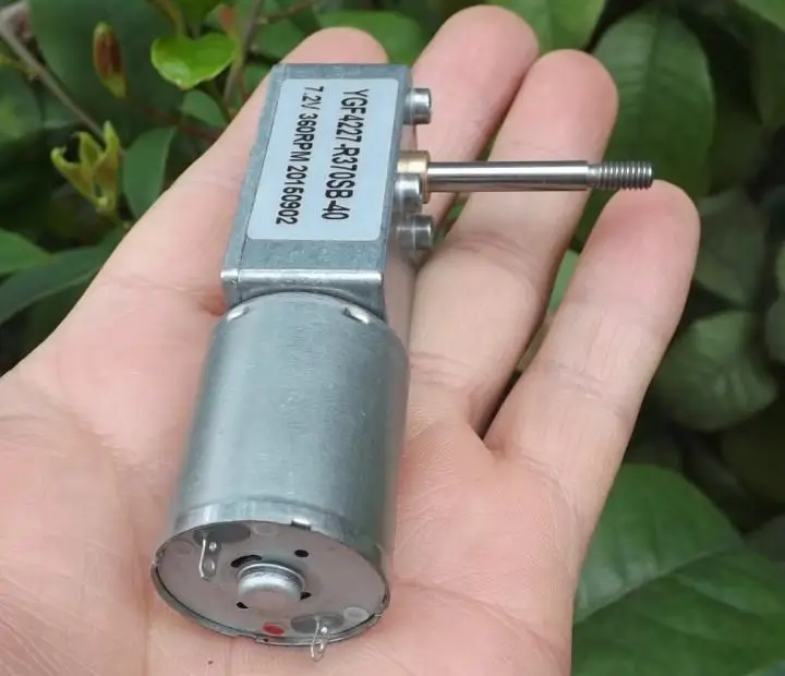 370 Geared Motor DC Gear 7 Font Gearmotors 3V 5V 6V 7.2V Low Speed 360RPM (6.8) | Обустройство дома