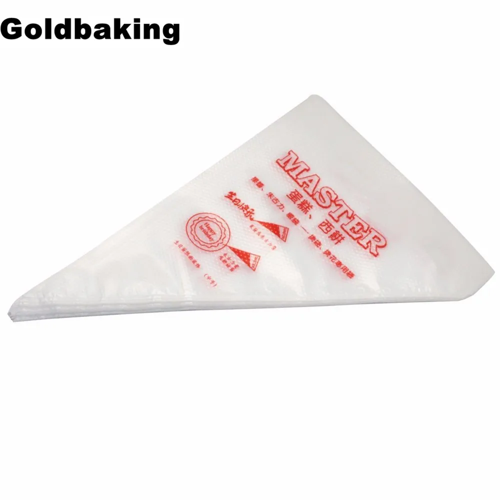 

100 Pcs Disposable Plastic Decorating Pastry Bags Icing Piping Bags Small