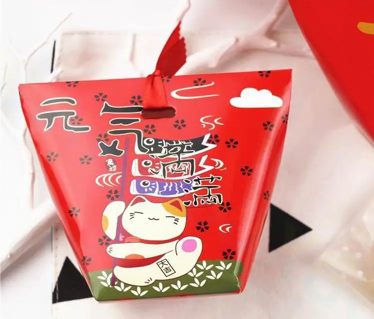 С изображением из мультфильма Lucky Cat Новогоднее украшение праздник весны свадьба