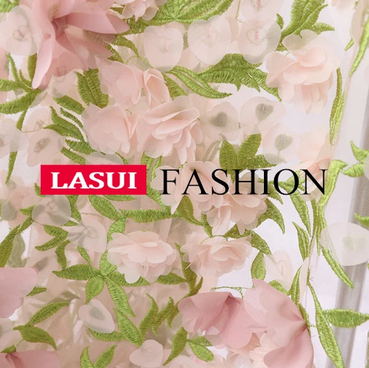 Кружевная ткань LASUI X0384 с 3D вышивкой 1 ярд/1 лот | Дом и сад
