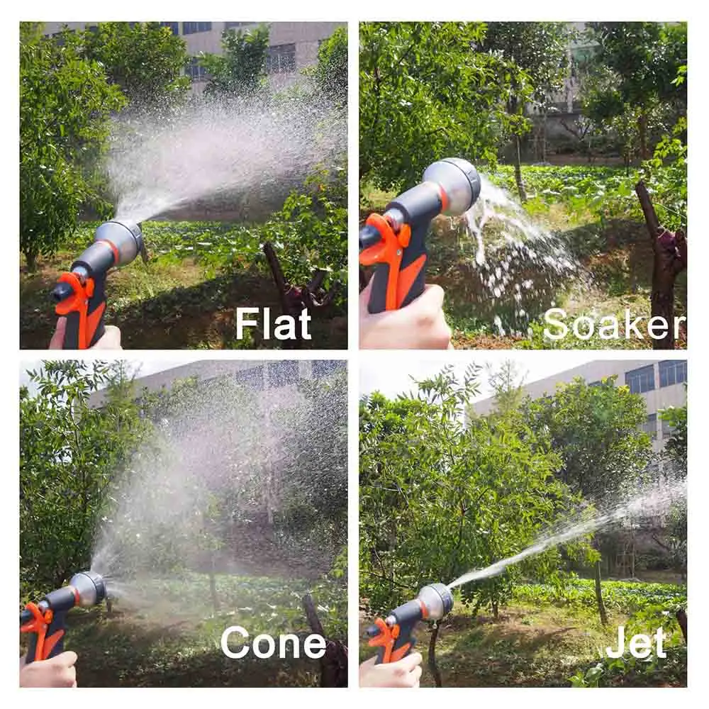 DJSona 1pc Hose Nozzle High Pressure Spray Flow Control Plant Watering Sidewalk Clean tornado Car Cleaning Gun Washing Tool | Автомобили и