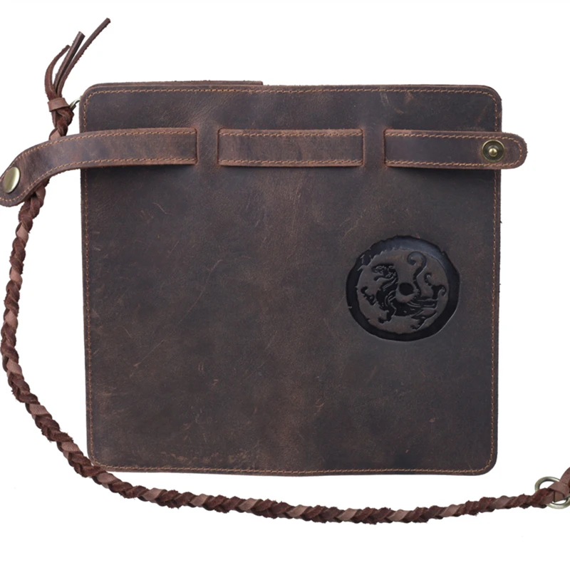 FOLGANDROS мужской кошелек ручной работы из натуральной кожи брендовый винтажный Crazy