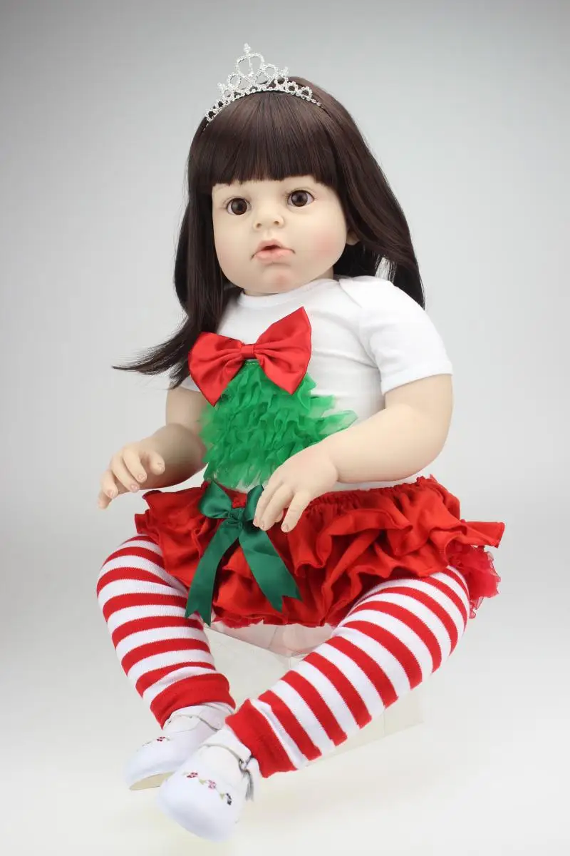 Реалистичная силиконовая кукла-младенец Bebe NPK 70 см большая Арианна игрушки