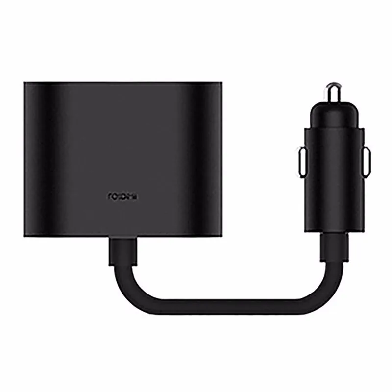 Оригинальный Автомобильный двойной Разветвитель Прикуривателя Xiaomi ROIDMI 1 2 порта