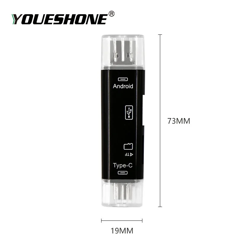 3 в 1 тип-c кард-ридер Micro usb type-C универсальный флеш-накопитель usb 3,0 разъем адаптера высокоскоростной TF считыватель карт памяти