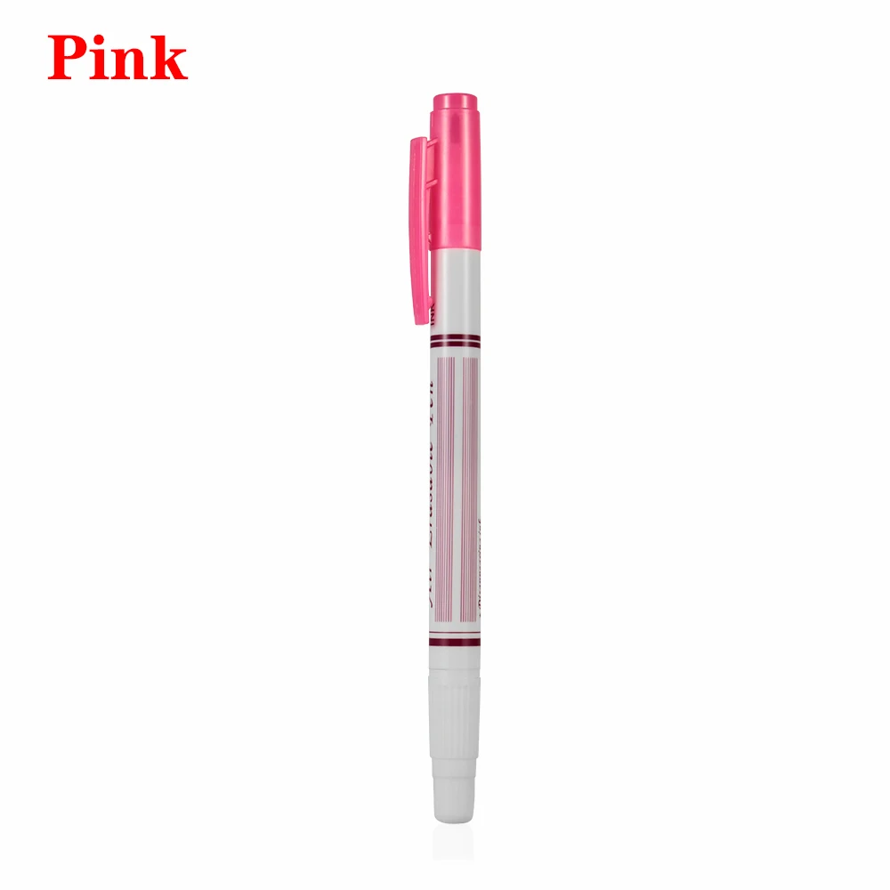 pink 1/3 шт. Заправка для ручки со стираемыми чернилами синего, фиолетового, розовые чернила водорастворимые ручка по ткани маркер двойной головкой исчезают автоматически маркер тканя - Цвет: pink